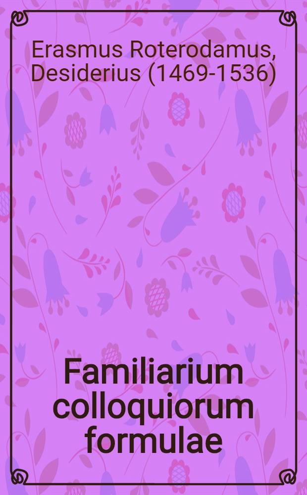 Familiarium colloquiorum formulae