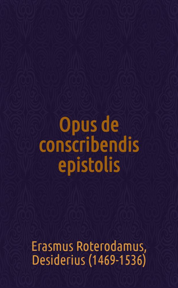 Opus de conscribendis epistolis