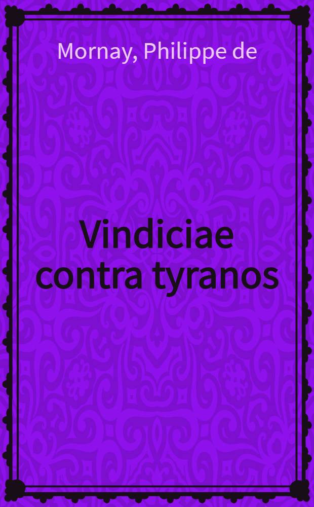 Vindiciae contra tyranos