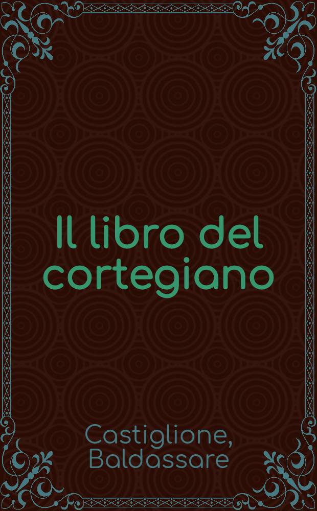 Il libro del cortegiano