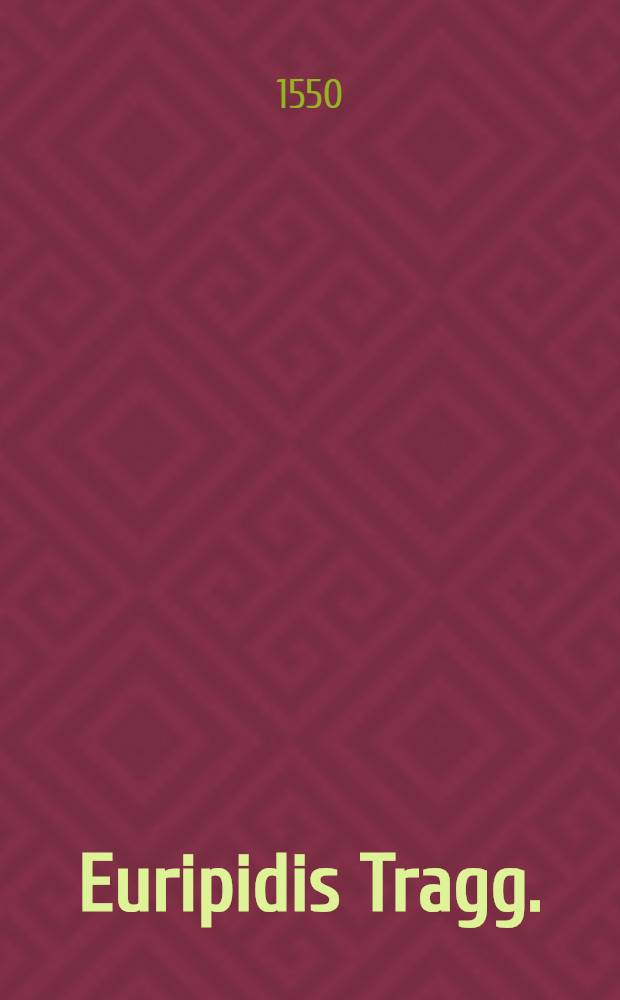 Euripidis Tragg.