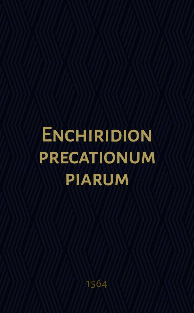 Enchiridion precationum piarum