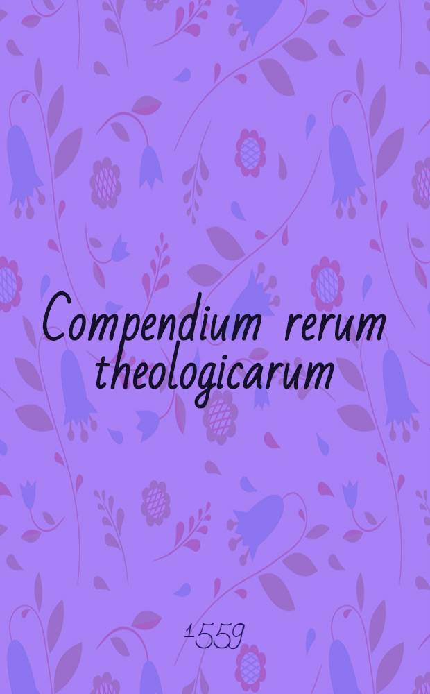 Compendium rerum theologicarum