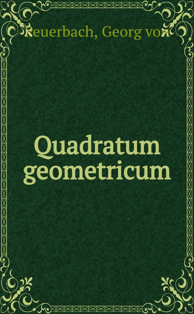 Quadratum geometricum