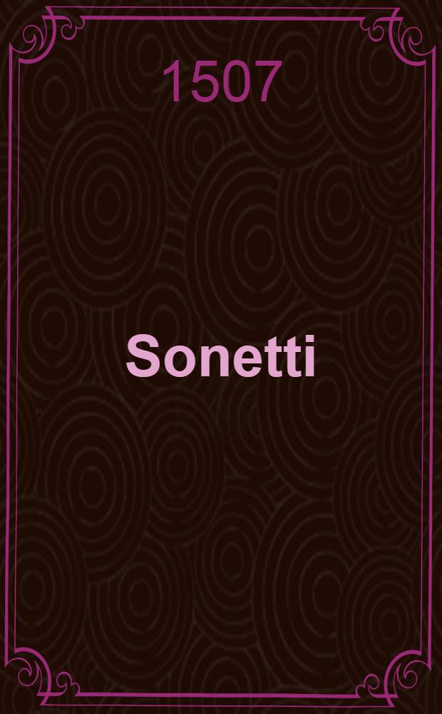 Sonetti