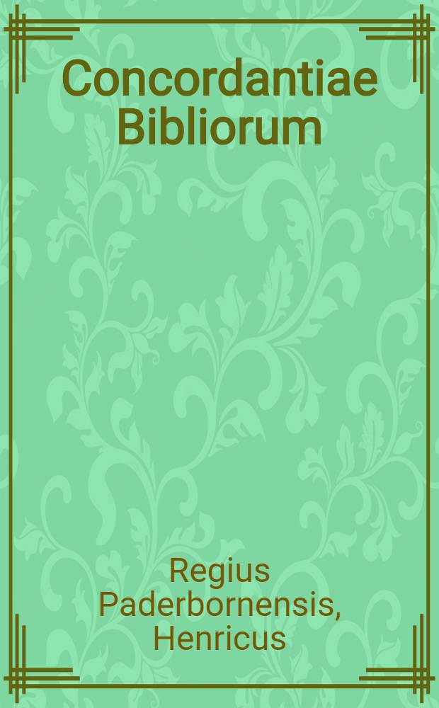 Concordantiae Bibliorum