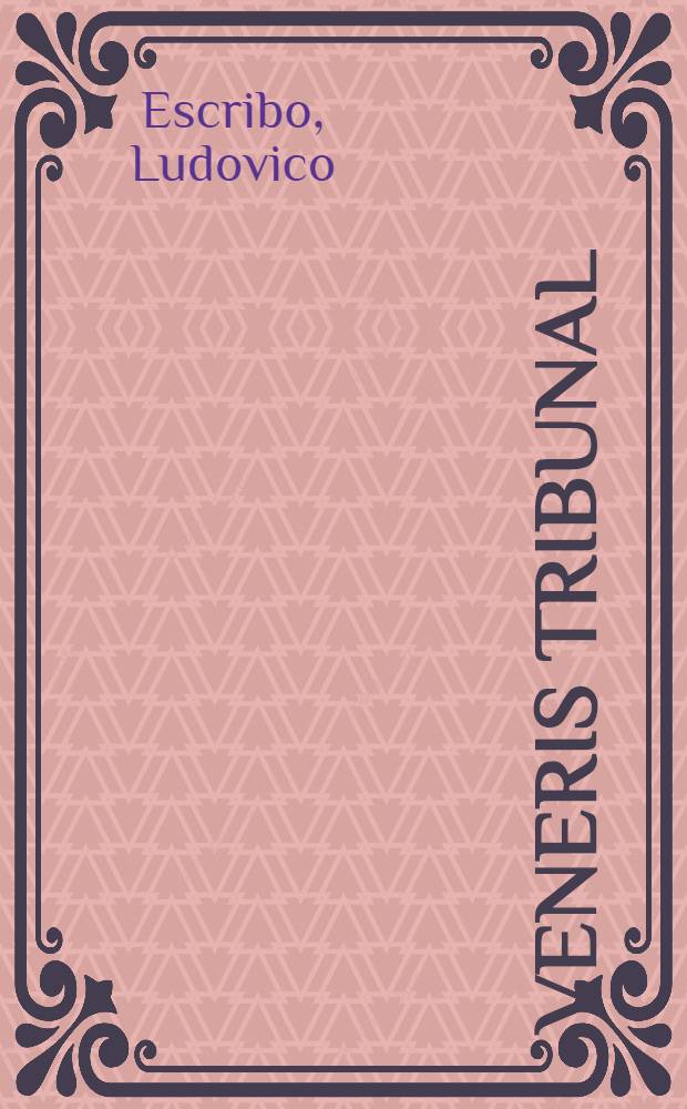 Veneris tribunal
