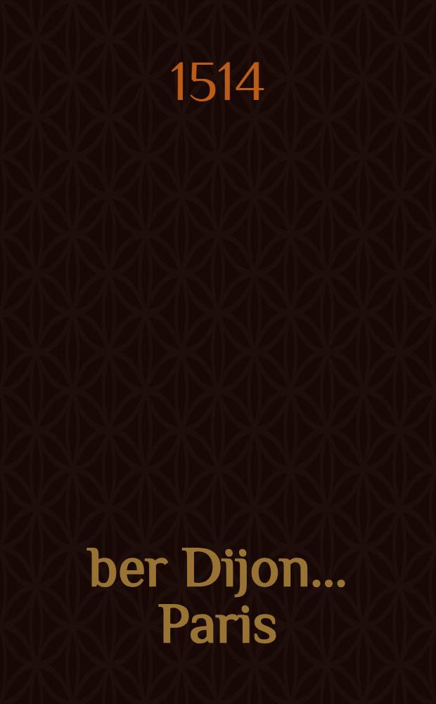 Über Dijon ... Paris