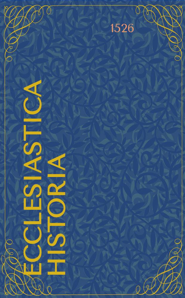 Ecclesiastica historia