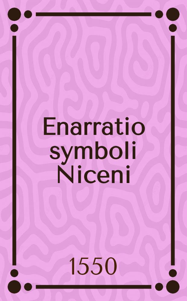Enarratio symboli Niceni