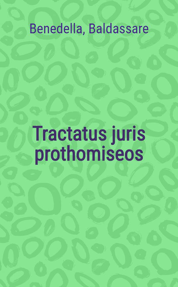 Tractatus juris prothomiseos