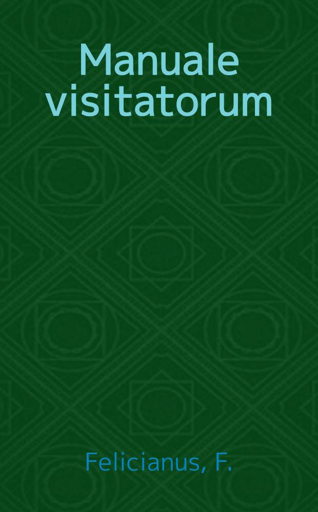 Manuale visitatorum