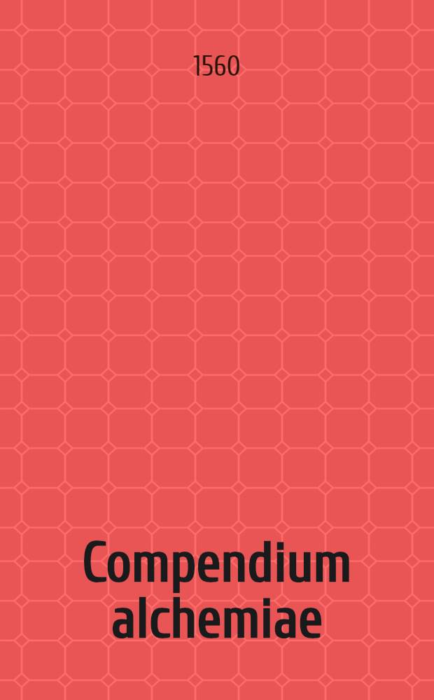 Compendium alchemiae