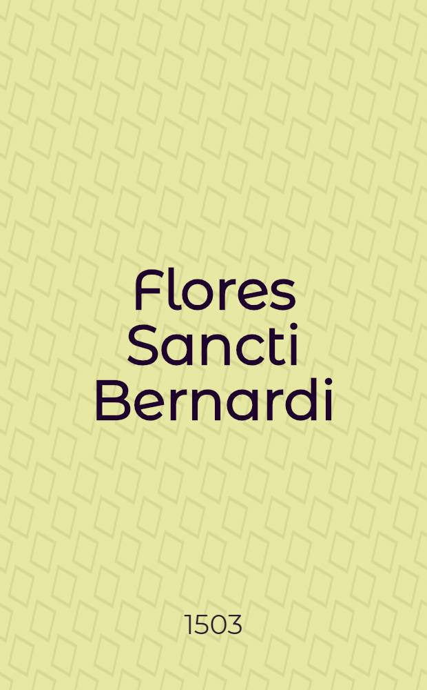 Flores Sancti Bernardi
