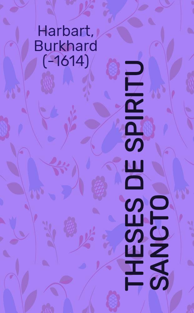 Theses de Spiritu Sancto