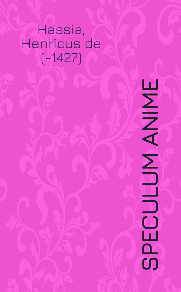 Speculum anime