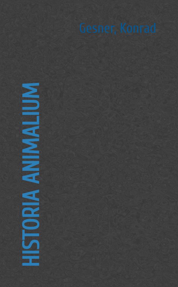 Historia animalium