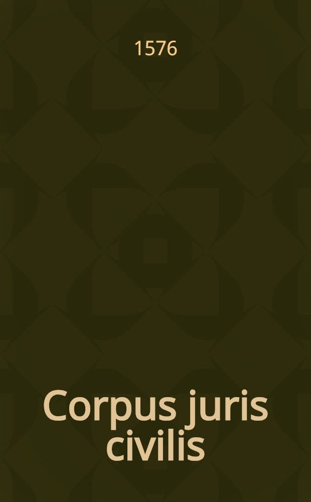Corpus juris civilis