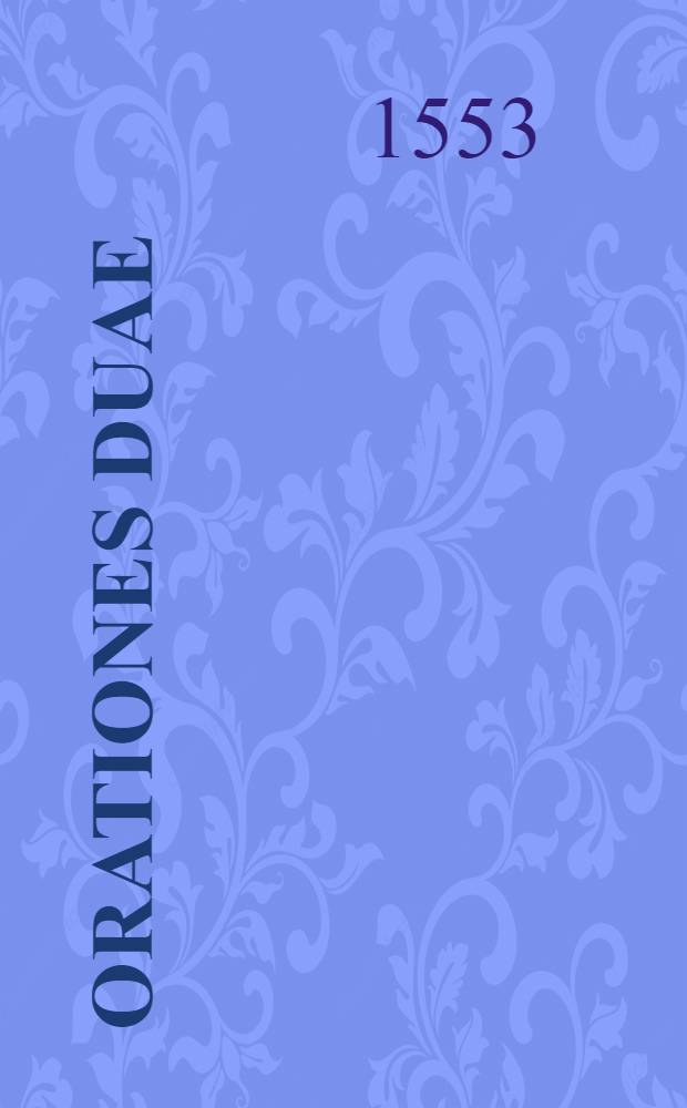 Orationes duae