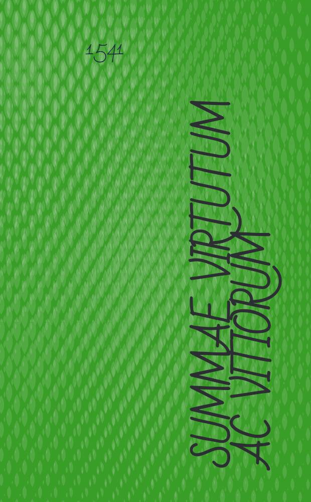 Summae virtutum ac vitiorum