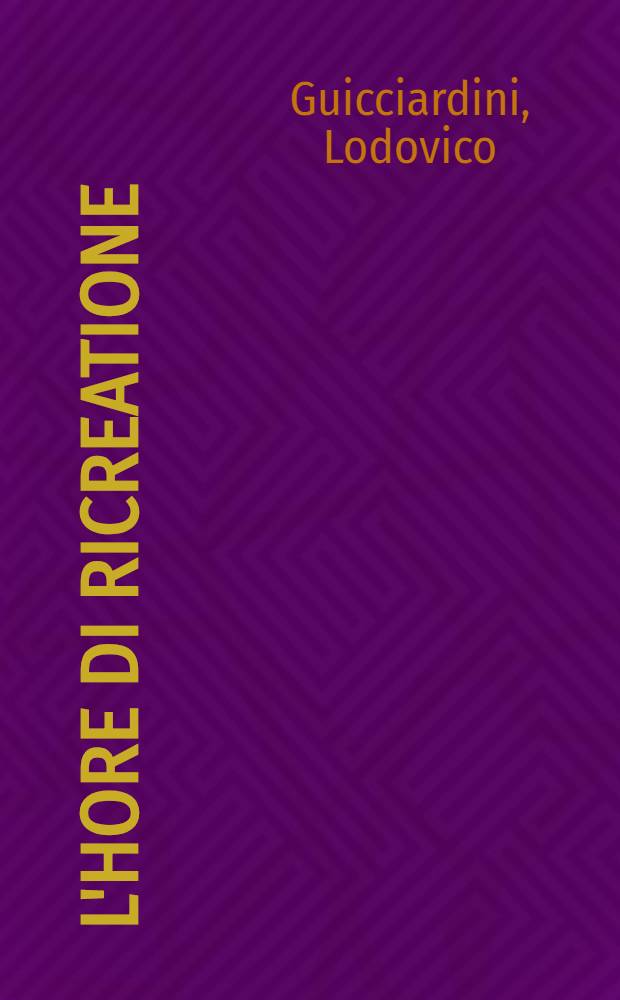 L'hore di ricreatione