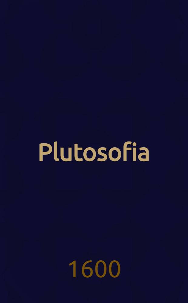 Plutosofia