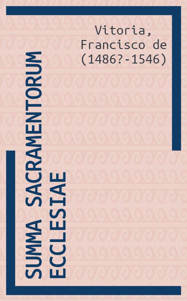 Summa sacramentorum ecclesiae