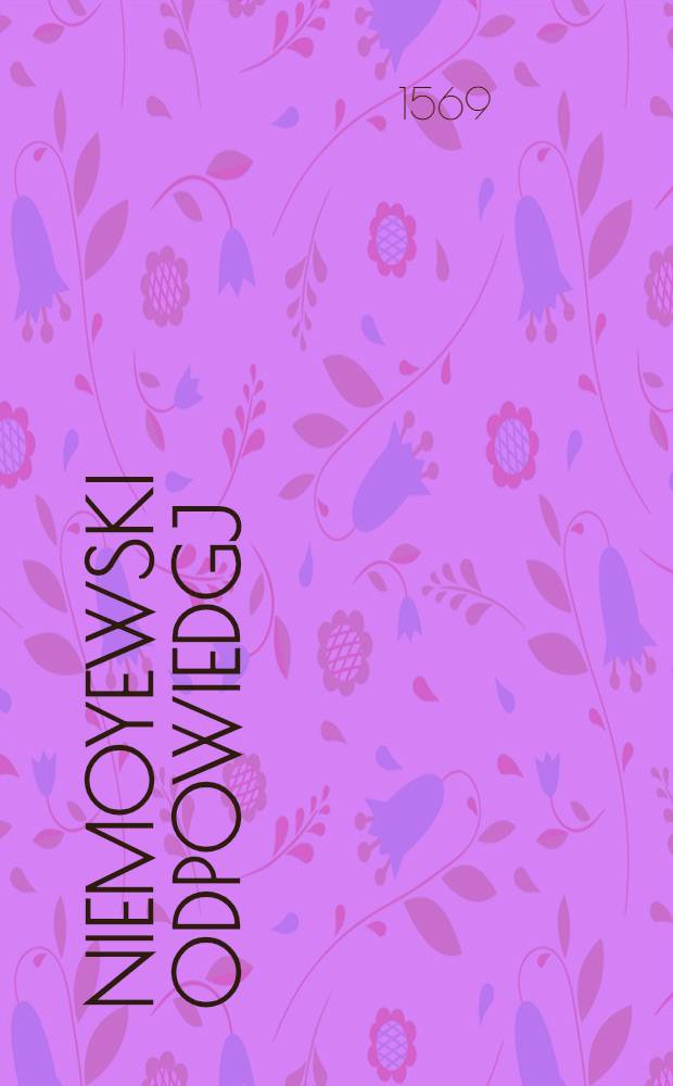 Niemoyewski odpowiedgj
