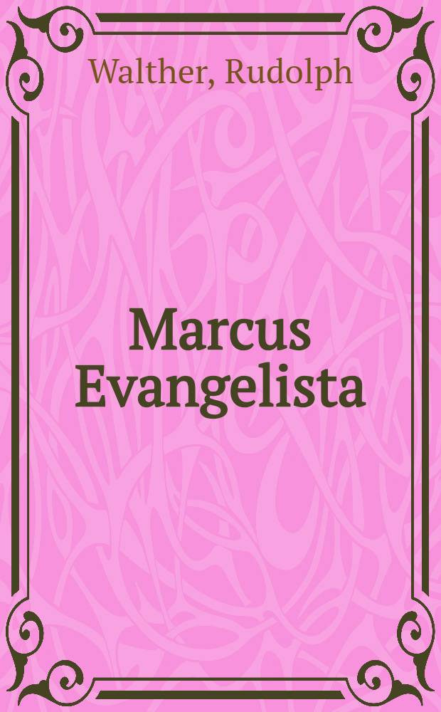 Marcus Evangelista
