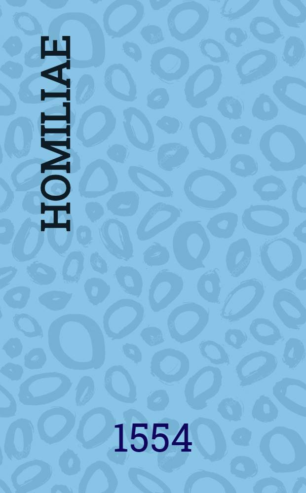 Homiliae