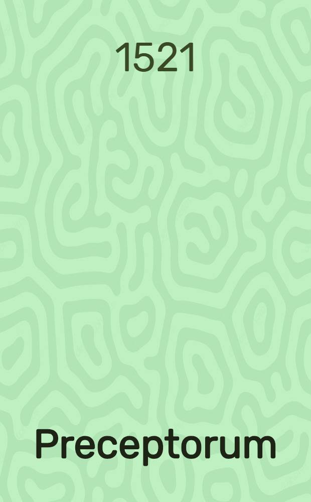 Preceptorum