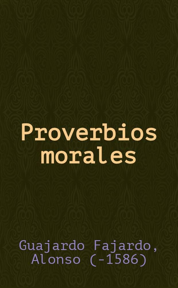 Proverbios morales