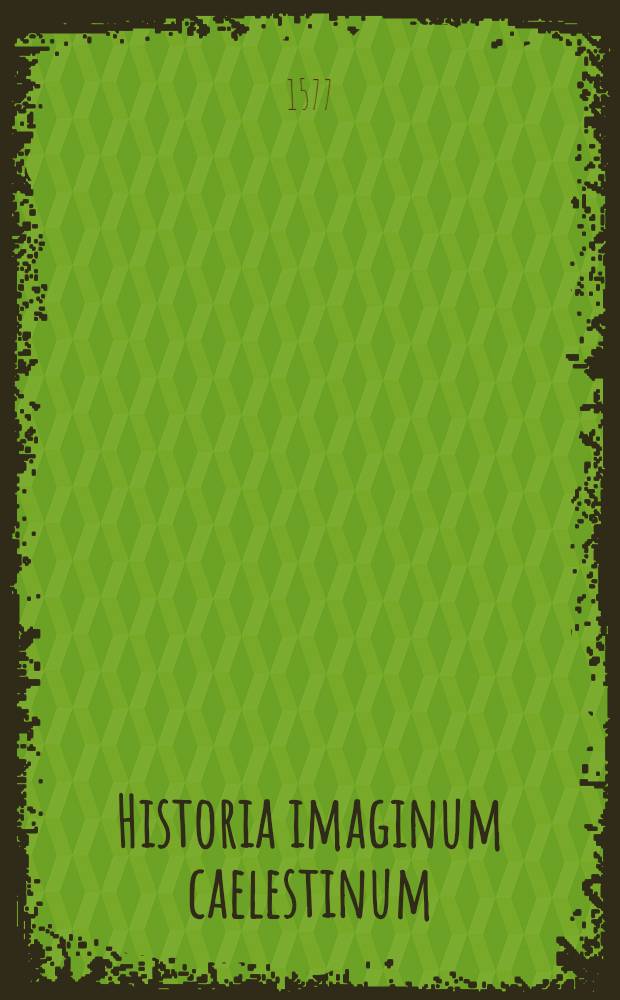 Historia imaginum caelestinum