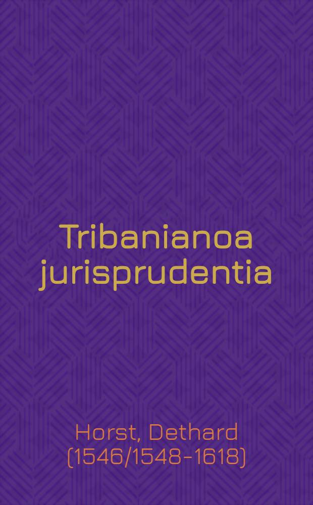 Tribanianoa jurisprudentia