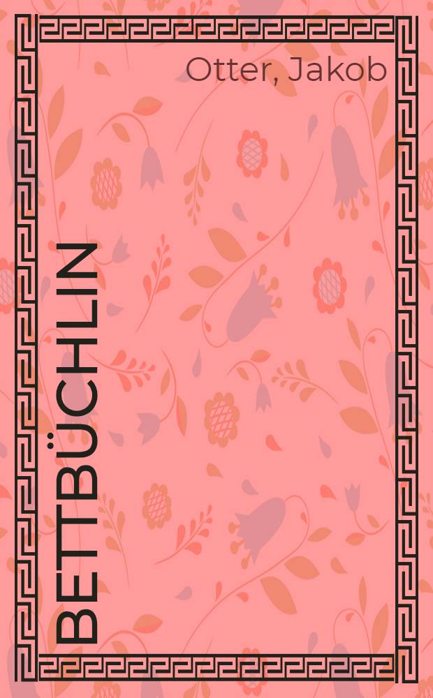 Bettbüchlin