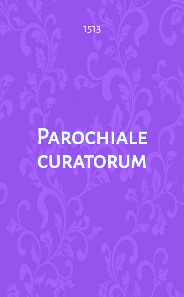 Parochiale curatorum