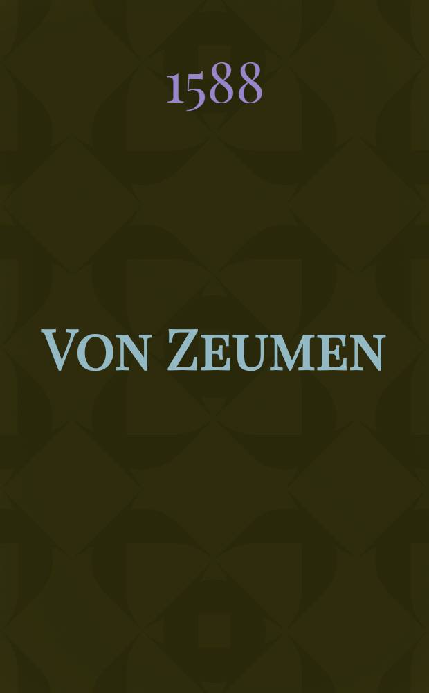 Von Zeumen
