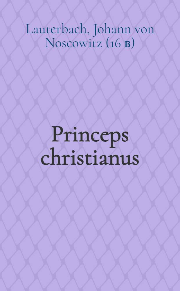 Princeps christianus