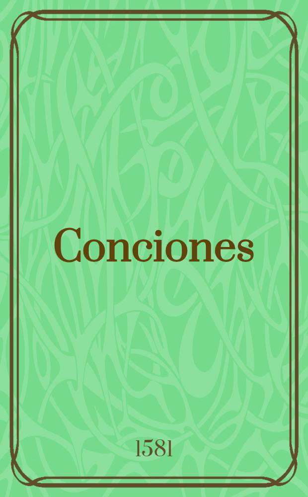 Conciones