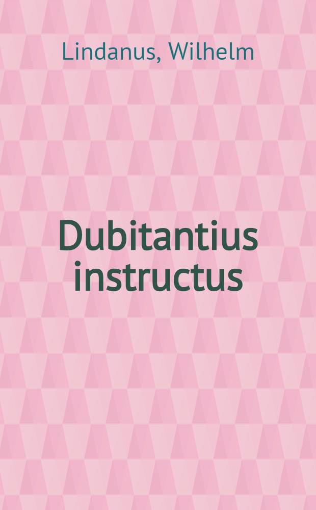 Dubitantius instructus