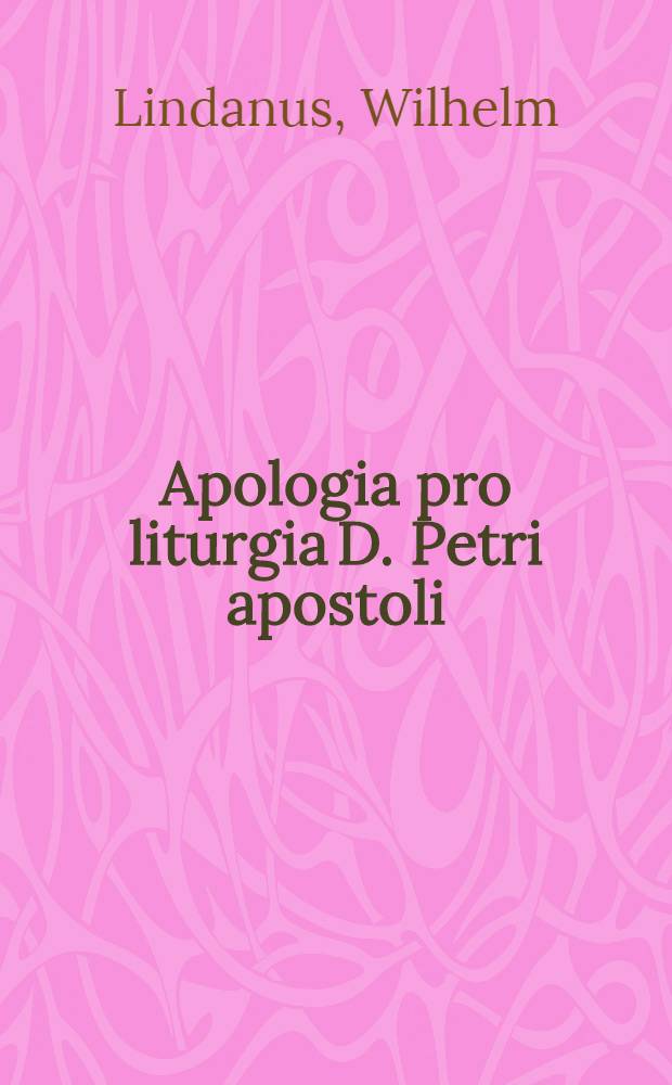 Apologia pro liturgia D. Petri apostoli