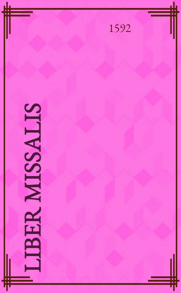 Liber Missalis