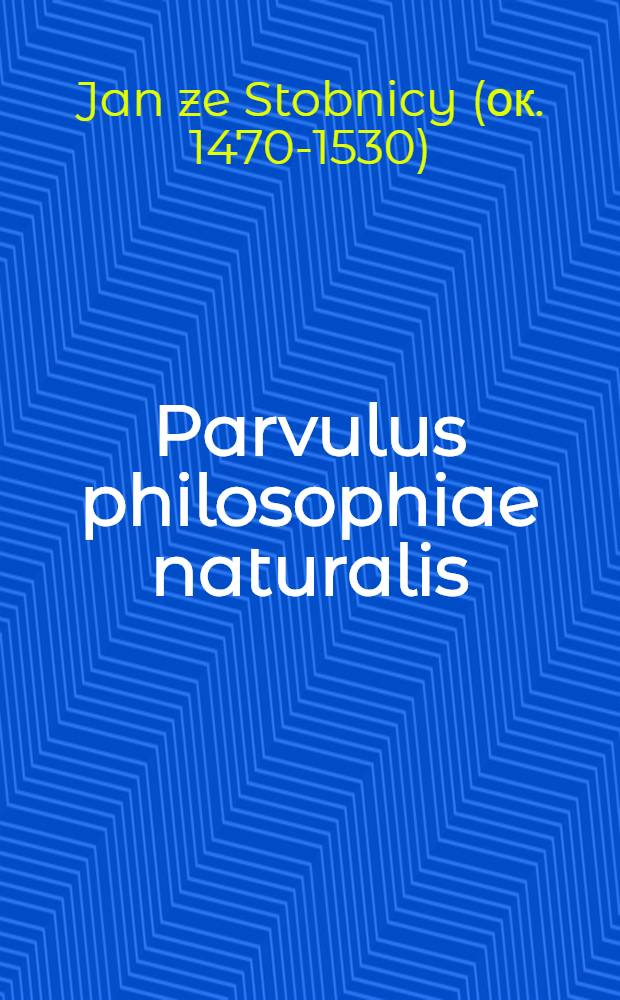 Parvulus philosophiae naturalis
