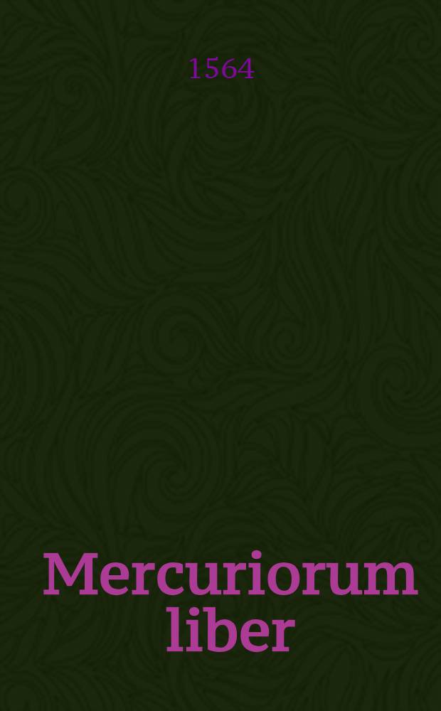 Mercuriorum liber