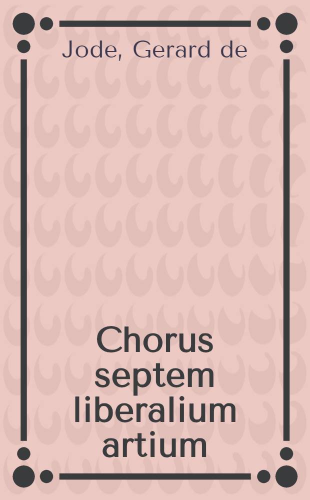 Chorus septem liberalium artium