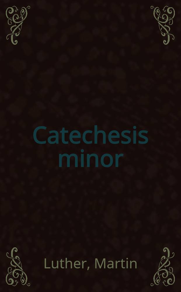 Catechesis minor