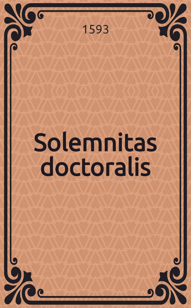 Solemnitas doctoralis