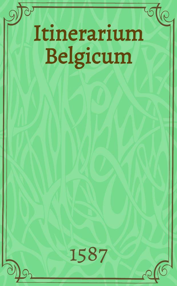 Itinerarium Belgicum