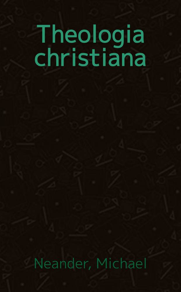 Theologia christiana