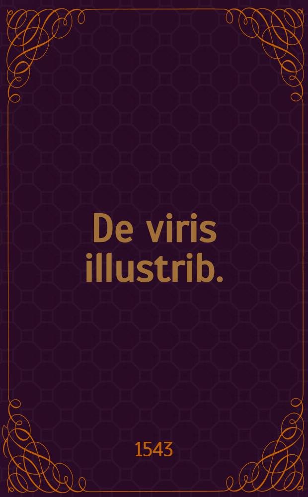 De viris illustrib.